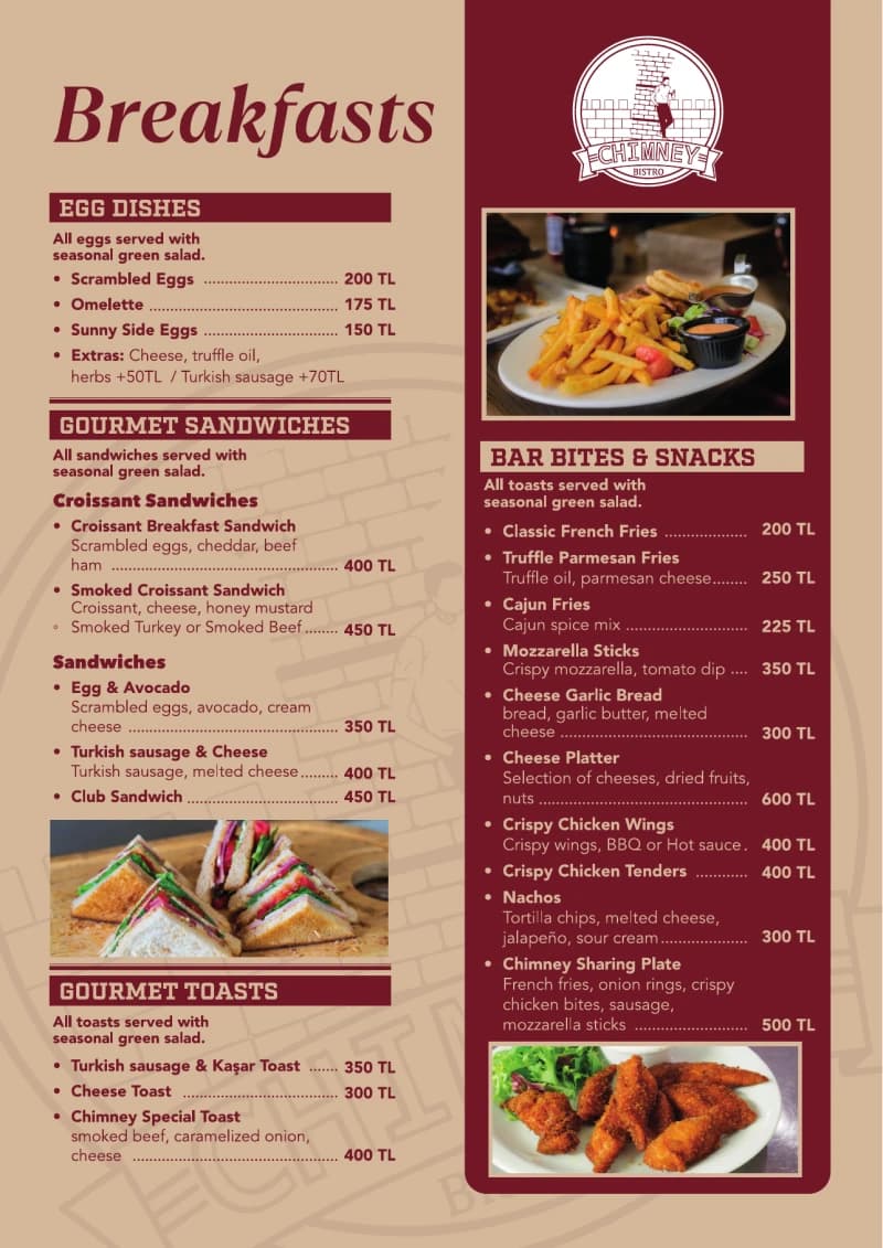 Menu page 1